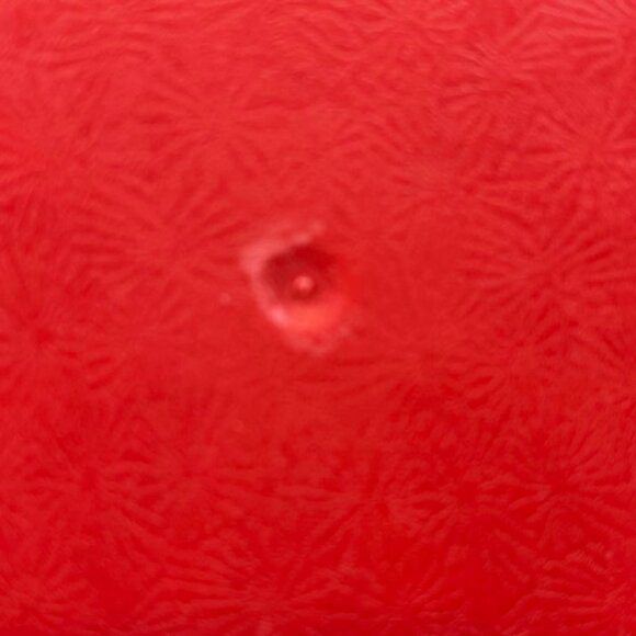 VTG Nordic Ware Pie Top Cutter Reversible Hearts or Lattice Plastic Red 12" - Picture 15 of 15